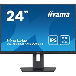 iiyama ProLite XUB2495WSU-B5 pantalla para PC 61,2 cm (24.1") 1920 x 1200 Pixeles WUXGA LCD Negro