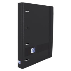 EUROPEANBINDER+ LIVE & GO POLYFOAM A4+ CON RECAMBIO 100H 90GR 5X5 - NEGRO OXFORD 400119071