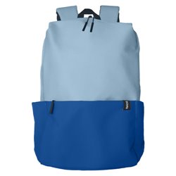 MOCHILA GRANDE IMPERMEABLE Y ECOLÓGICA COLOR AZUL DUO DOHE 51516