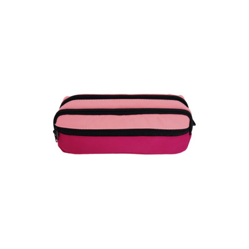 PORTATODO TRIPLE ECOLÓGICO COLOR ROSA DUO DOHE 51513