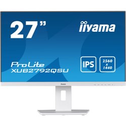 iiyama ProLite XUB2792QSU-W5 pantalla para PC 68,6 cm (27") 2560 x 1440 Pixeles Full HD LED Blanco