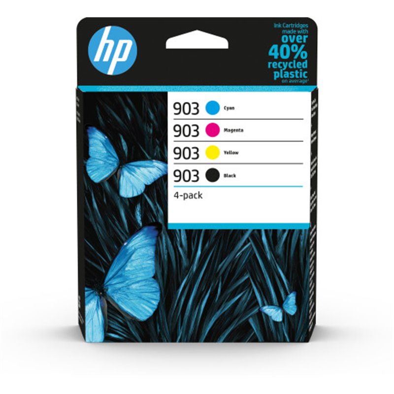 HP Paquete de 4 cartuchos de tinta Original 903 negro/cian/magenta/amarillo