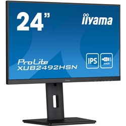 iiyama ProLite XUB2492HSN-B5 LED display 61 cm (24") 1920 x 1080 Pixeles Full HD Negro