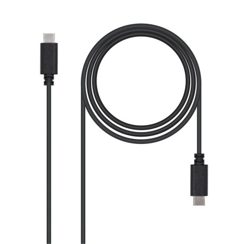 Nanocable USB 2.0, 3m cable USB USB C Negro