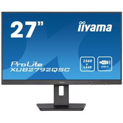 iiyama ProLite 68,6 cm (27") 2560 x 1440 Pixeles Wide Quad HD LED Negro