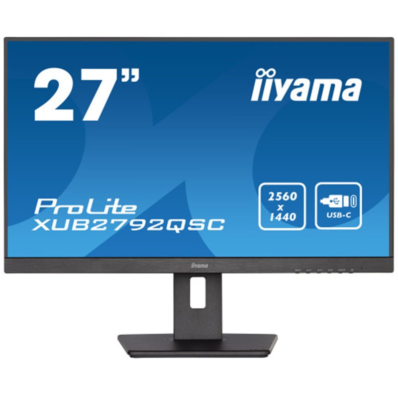 iiyama ProLite 68,6 cm (27") 2560 x 1440 Pixeles Wide Quad HD LED Negro