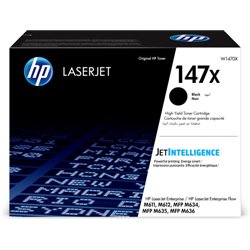 HP LaserJet Cartucho de tóner Original 147X negro de alta capacidad