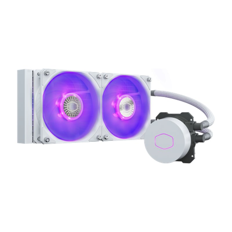 Cooler Master MasterLiquid ML240L V2 RGB White Edition Placa base Sistema de refrigeración líquida todo en uno 12 cm Blanco