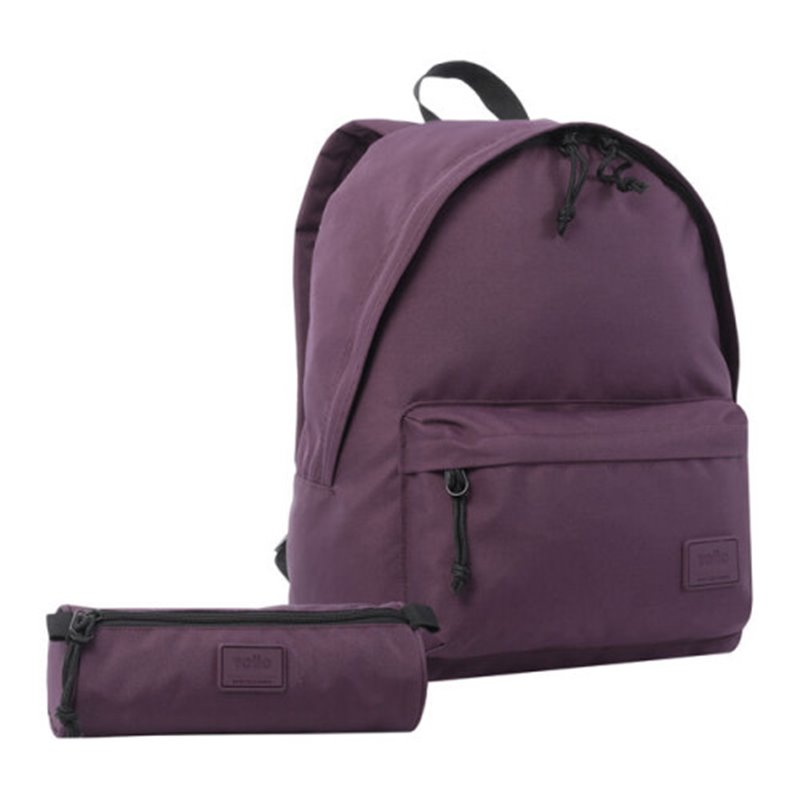 PACK MOCHILA + ESTUCHE COLOR MORADO - KALEX TOTTO MA04COM093-22200-M50