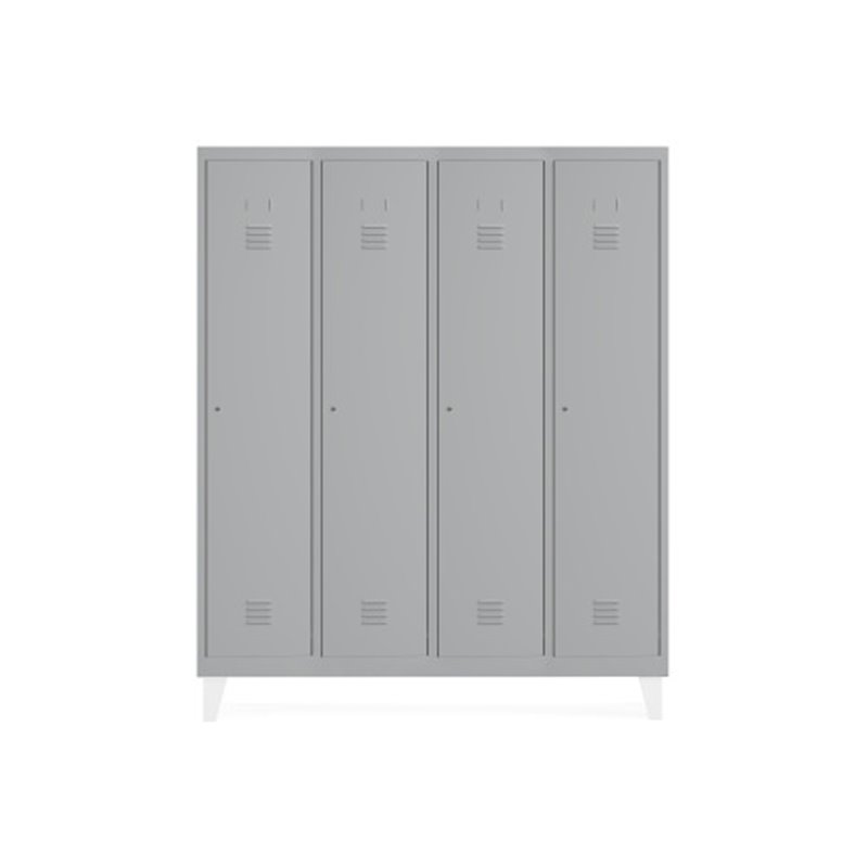 TAQUILLA 300 4 MODULOS 1 PUERTA 180x1200x50CM RAL7035 ROCADA T304M1P7035-7035