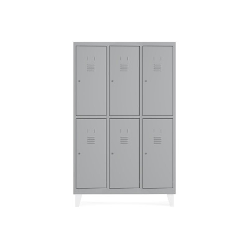 TAQUILLA 300 3 MODULOS 2 PUERTAS 180x900x50CM RAL7035 ROCADA T303M2P7035-7035