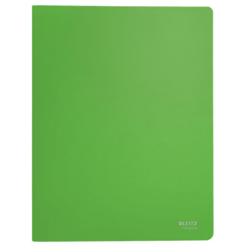 CARPETA POLIPROPILENO CON 40 FUNDAS A4 RECYCLE VERDE LEITZ 46770055