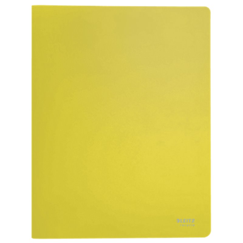 CARPETA POLIPROPILENO CON 40 FUNDAS A4 RECYCLE AMARILLO LEITZ 46770015