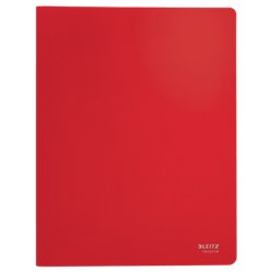 CARPETA POLIPROPILENO CON 20 FUNDAS A4 RECYCLE ROJO LEITZ 46760025