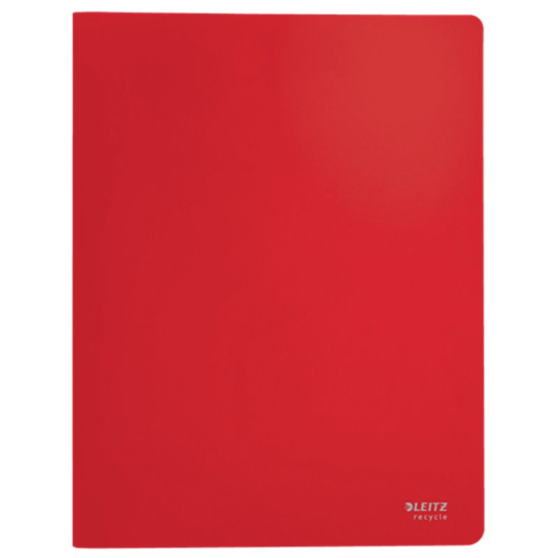 CARPETA POLIPROPILENO CON 20 FUNDAS A4 RECYCLE ROJO LEITZ 46760025