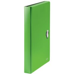 CARPETA POLIPROPILENO ACORDEON 5 POSICIONES+BOLSILLO FRONTAL BROCHE GIRATORIO A4 RECYCLE VERDE LEITZ 46240055