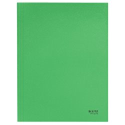 CARPETA CARTON 3 SOLAPAS A4 RECYCLE 100% VERDE LEITZ 39060055