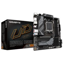 PLACA GIGABYTE B650M DS3H,AMD,AM5,B650,4DDR5,128GB,HDMI+2DP,4SATA3+2M.2,2.5GBE,4USB3.2,MATX