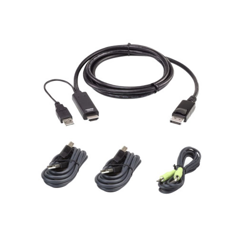 ATEN Kit de cable para conexión KVM seguro universal de 1,8 m