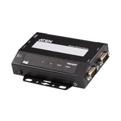 ATEN Servidor de dispositivos seguros RS-232 / RS-422 / RS-485 de 2 puertos con PoE