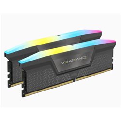 MEMORIA CORSAIR DDR5 64GB 2X32GB PC5200 VENGEANCE RGB CMH64GX5M2B5200Z40K