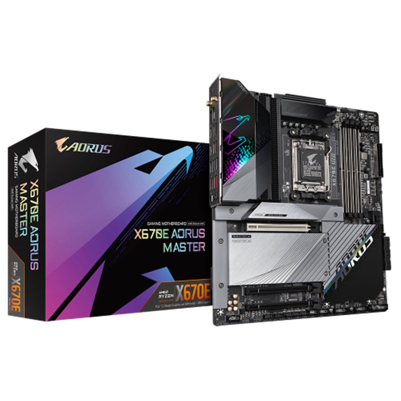 PLACA GIGABYTE X670E AORUS MASTER,AMD,AM5,X670,ATX