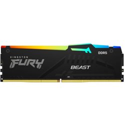 MEMORIA KINGSTON FURY BEAST RGB DDR5 32GB 4800MT/S  CL38  KF