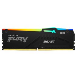 MEMORIA KINGSTON FURY BEAST RGB DDR5 16GB KIT2 4800MT/S  CL3