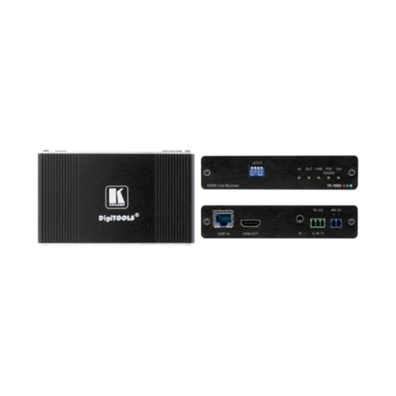 KRAMER AVSM 2-WAY POE RECEIVER WITH RS-232 & IR OVER LONG-REACH HDBASET - TP-789R (50-80506090)