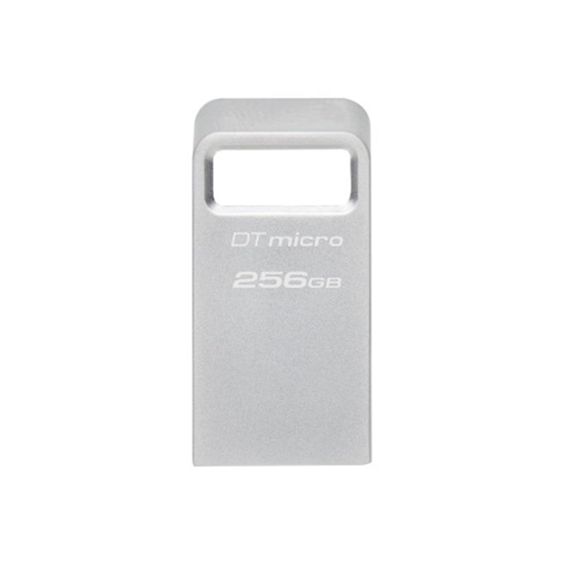 Kingston Technology DataTraveler Micro unidad flash USB 256 GB USB tipo A 3.2 Gen 1 (3.1 Gen 1) Plata