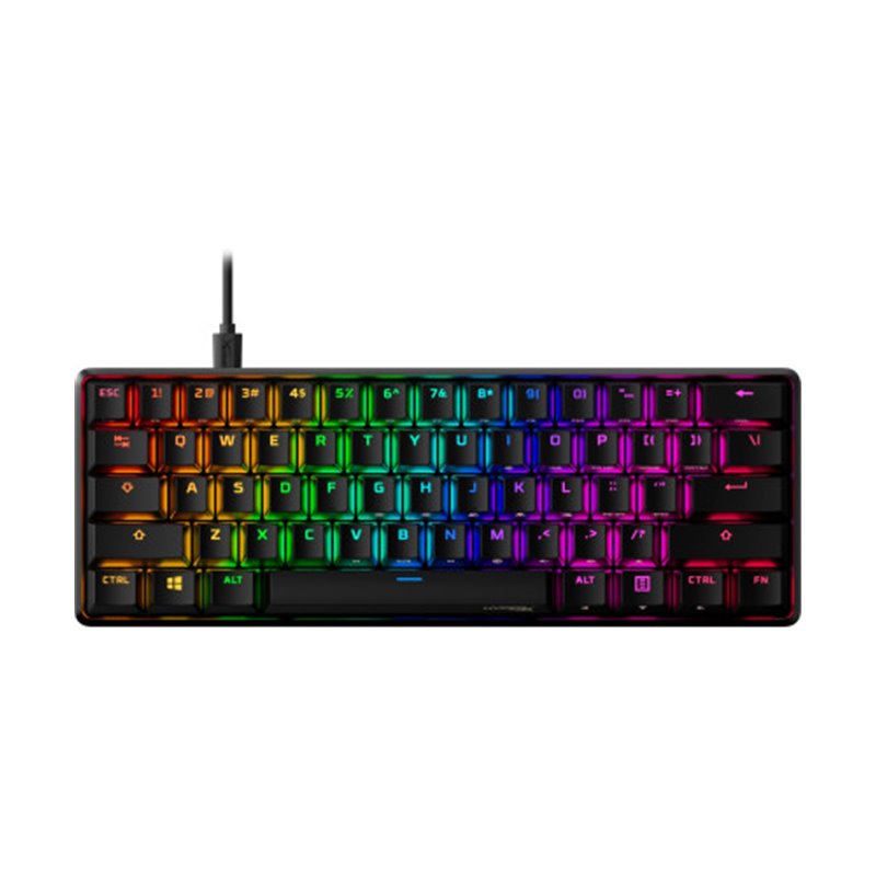 HP HyperX Alloy Origins 60 teclado USB QWERTY Inglés de EE. UU. Negro