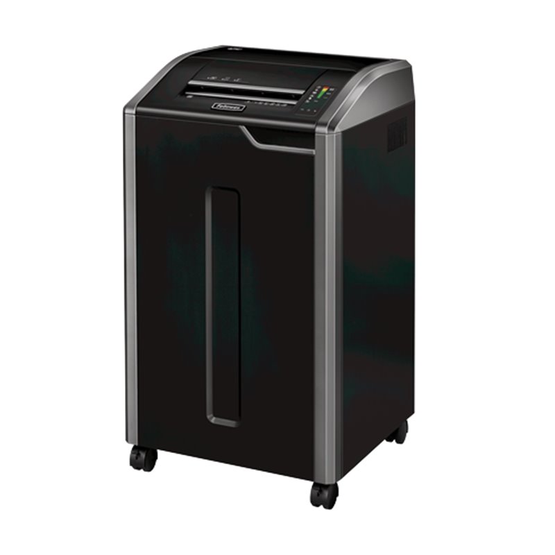 Fellowes 425Ci triturador de papel Corte cruzado 30 cm Negro, Plata