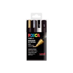 ESTUCHE 4UDS. PC-5M GSWB POSCA UNIBALL 182634683