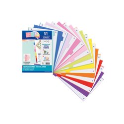 KIT SEPARADORES PP 500 MICRAS A4 10 POSICIONES COLORES PASTEL Y VIVOS OXFORD 400159038