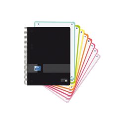 CUADERNO LIVE & GO EUROPEANBOOK 8 A5+ T.PP 160H 5X5 COLOR NEGRO OXFORD 400158957