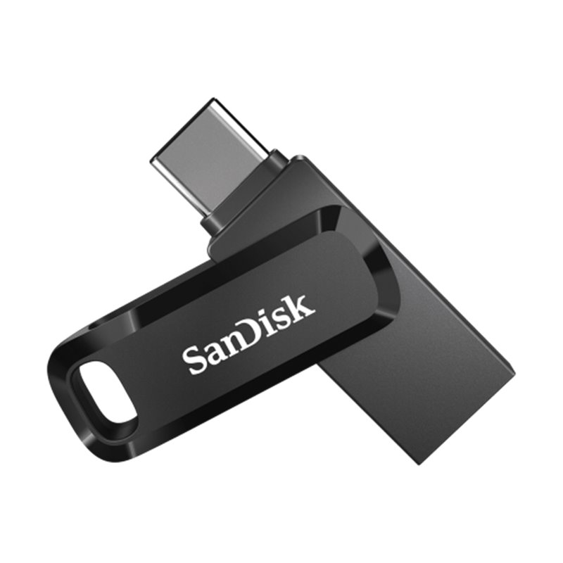 SanDisk Ultra Dual Drive Go unidad flash USB 64 GB USB Type-A / USB Type-C 3.2 Gen 1 (3.1 Gen 1) Negro