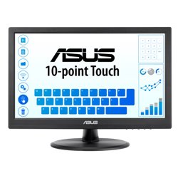 ASUS VT168HR 39,6 cm (15.6") 1366 x 768 Pixeles Multi-touch Negro