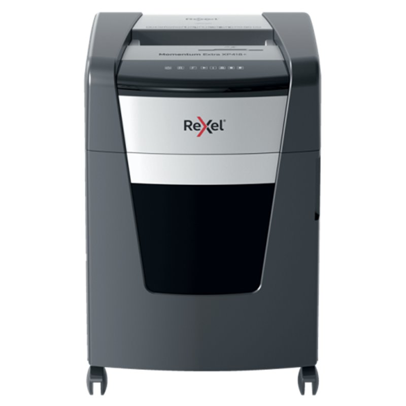 Rexel XP418+ triturador de papel Corte cruzado 55 dB Negro