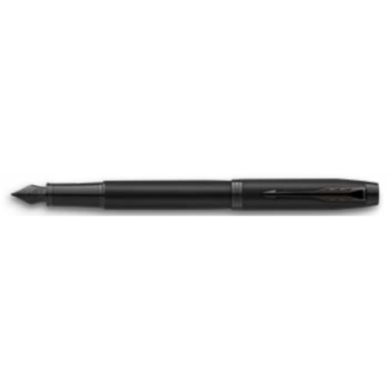 PLUMA IM CUERPO NEGRO MATE/ADORNOS NEGROS MEDIUM PARKER 2127742