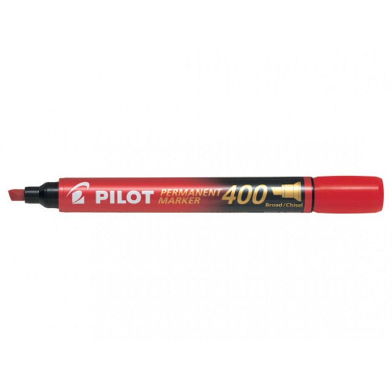 MARCADOR PERMANENTE PUNTA BISELADA SCA-400 ROJO PILOT SCA-400-R