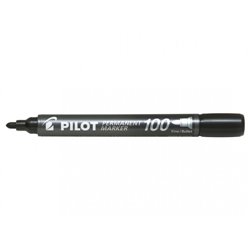 MARCADOR PERMANENTE PUNTA CONICA SCA-100 NEGRO PILOT SCA-100-B