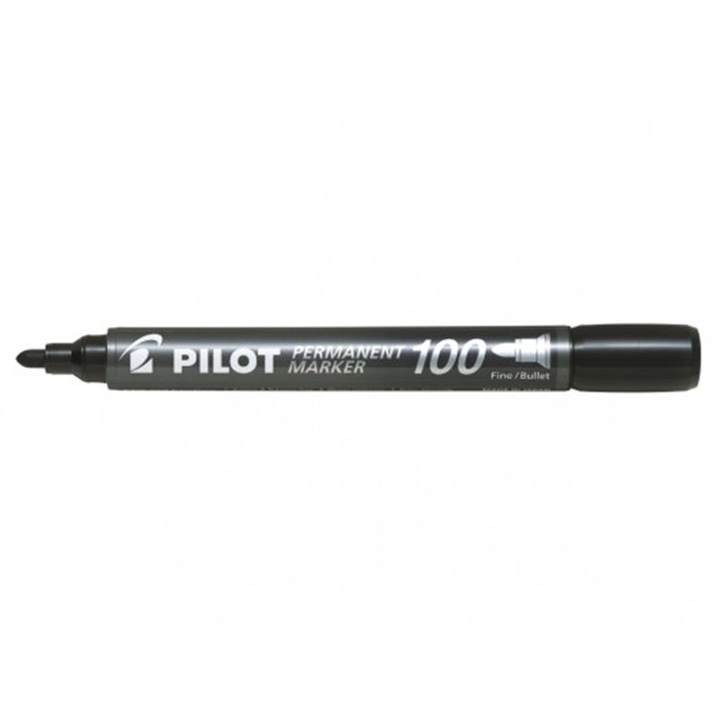 MARCADOR PERMANENTE PUNTA CONICA SCA-100 NEGRO PILOT SCA-100-B