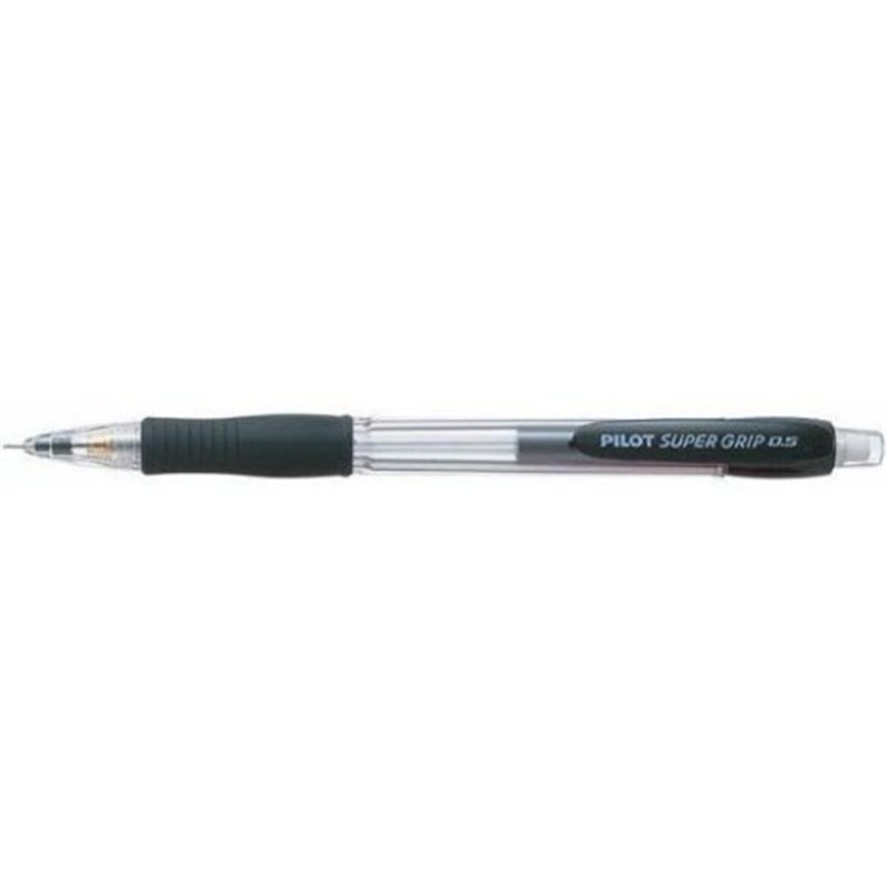 PORTAMINAS SUPERGRIP H-187 SUPERGRIP CUERPO NEGRO 0,7MM PILOT H-187-SL-B