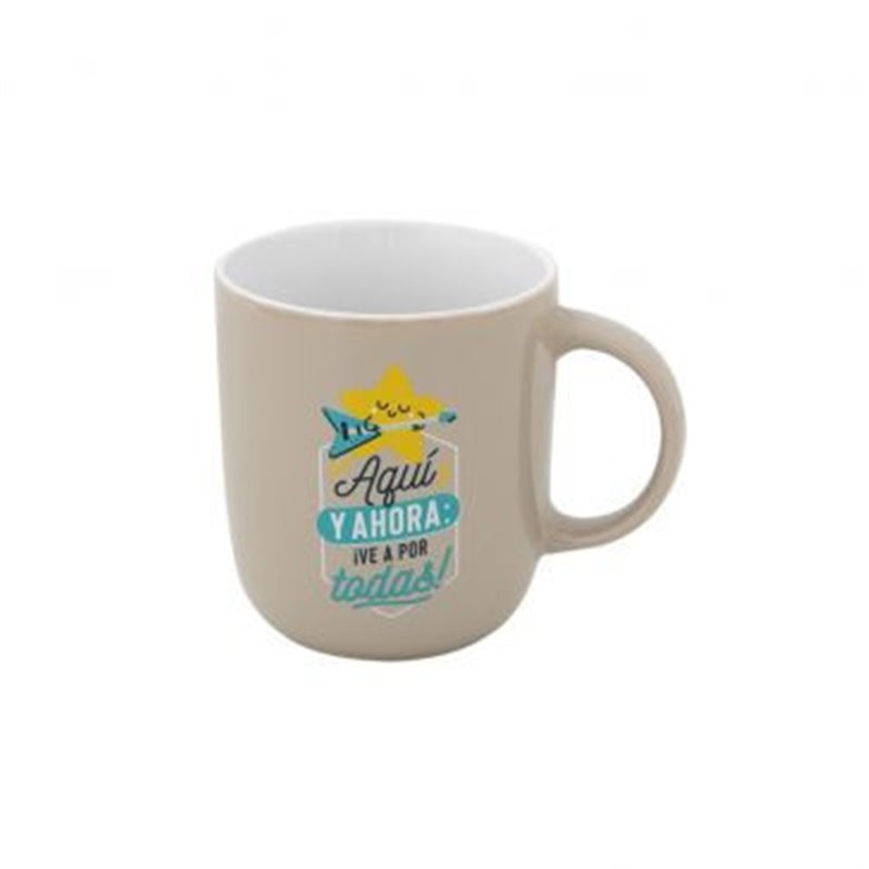 TAZA - AQUÍ Y AHORA: ¡VE A POR TODAS! MR.WONDERFUL WOA11292ES