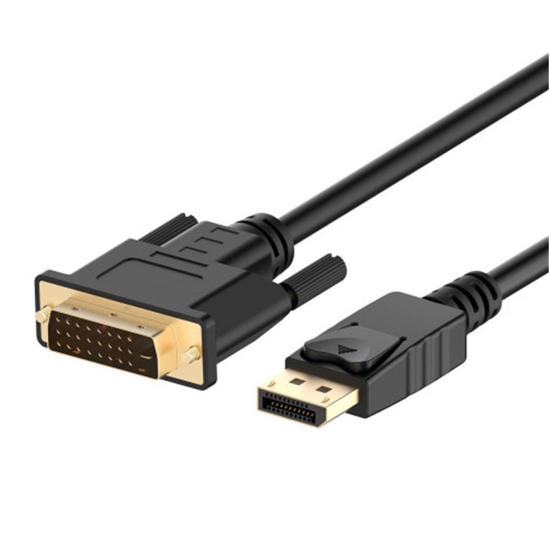 Ewent EC1441 adaptador de cable de vídeo 1,8 m DisplayPort DVI-D Negro