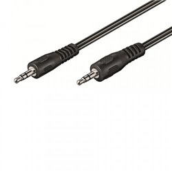 Ewent EW-220101-050-N-P cable de audio 5 m 3,5mm Negro