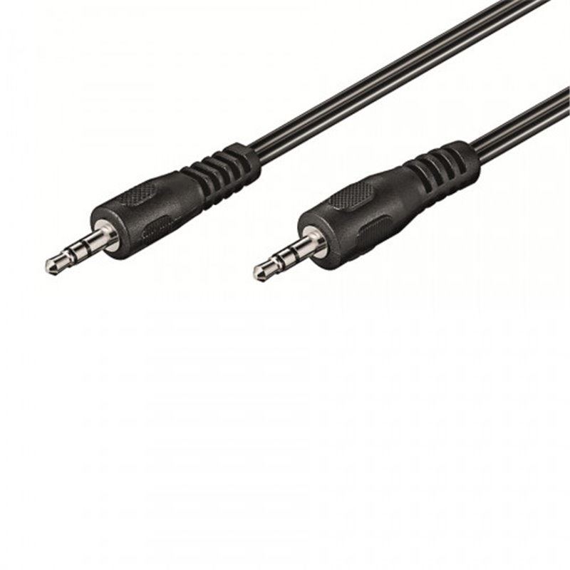 Ewent EW-220101-050-N-P cable de audio 5 m 3,5mm Negro