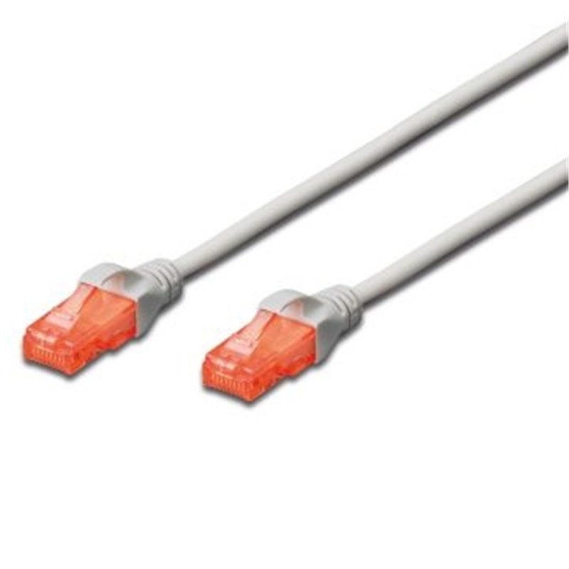 Ewent EW-6U-005 cable de red Gris 0,5 m Cat6 U/UTP (UTP)