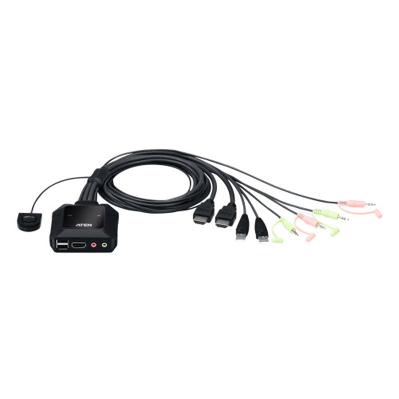 Aten CS22H interruptor KVM Negro