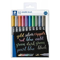 METALLIC BRUSH, ESTUCHE 10 COLORES STAEDTLER 8321 TB10